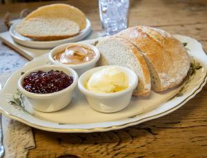 Fresh Artisan Bread with Frosty Hollow Jam